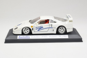Ferrari F40 Autoliv Balts Ierobežots Izlaidums 150 gab Exclusive Cars 1:18 EC001 Metāls