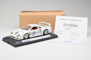 Ferrari F40 Autoliv Balts Ierobežots Izlaidums 150 gab Exclusive Cars 1:18 EC001 Metāls — attēls 9 no 9