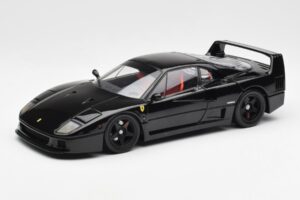 Ferrari F40 Melns Kyosho 1:18 08416BK Metāls