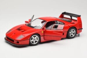Ferrari F40 Competizione Test Version Sarkans Hot Wheels 1:18 P9922 Metāls — attēls 2 no 8
