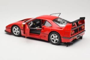 Ferrari F40 Competizione Test Version Sarkans Hot Wheels 1:18 P9922 Metāls — attēls 5 no 8