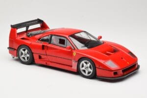 Ferrari F40 Competizione Test Version Sarkans Hot Wheels 1:18 P9922 Metāls — attēls 6 no 8