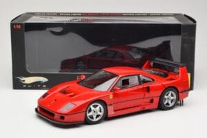 Ferrari F40 Competizione Test Version Sarkans Hot Wheels 1:18 P9922 Metāls — attēls 8 no 8