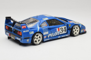 Ferrari F40 Evoluzione #34 Zils Custom 1987 Bburago 1:18 3032-C1 Metāls — attēls 3 no 8