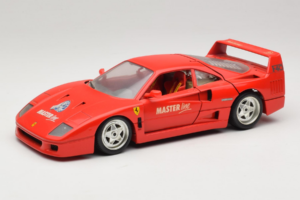 Ferrari F40 Evoluzione Sarkans Master Line Bburago 1:18 3042-M1 Metāls