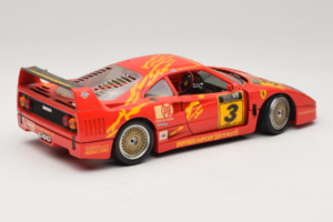 Ferrari F40 #3 F. Kroymans Ferrari Imports Kroymans BBS Wheels Sarkans 1987 Bburago 1:18 3032-H1 Metāls — attēls 3 no 8