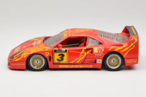 Ferrari F40 #3 F. Kroymans Ferrari Imports Kroymans BBS Wheels Sarkans 1987 Bburago 1:18 3032-H1 Metāls — attēls 4 no 8