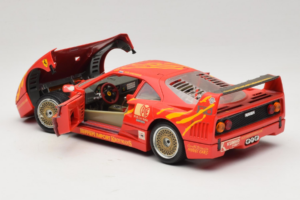 Ferrari F40 #3 F. Kroymans Ferrari Imports Kroymans BBS Wheels Sarkans 1987 Bburago 1:18 3032-H1 Metāls — attēls 5 no 8
