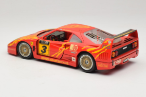 Ferrari F40 #3 F. Kroymans Ferrari Imports Kroymans BBS Wheels Sarkans 1987 Bburago 1:18 3032-H1 Metāls — attēls 7 no 8