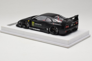 Ferrari F40 LB Works Monster Energy Matt Black BBA 1:18 REMC026 Sveķi — attēls 5 no 7