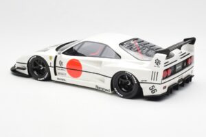 Ferrari F40 Liberty Walk Balts GT Spirit 1:18 GT470 Sveķi — attēls 4 no 5
