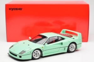 Ferrari F40 Piparmētru Zaļš Kyosho 1:18 08416MG Metāls — attēls 10 no 10