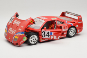 Ferrari F40 LM Pilot #34 Ferte / Thavenin / Palau 24 Hours of Le Mans 1995 Sarkans Bburago 1:18 3032-P3 Metāls — attēls 2 no 8