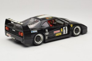 Ferrari F40 Pirelli Agip #1 Melns Bburago 1:18 3332-B1 Metāls — attēls 3 no 8