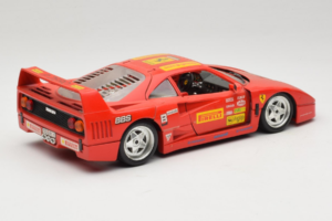 Ferrari F40 Pirelli BBS Sarkans Bburago 1:18 3032-P4 Metāls — attēls 3 no 8