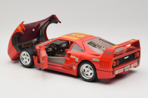 Ferrari F40 Pirelli BBS Sarkans Bburago 1:18 3032-P4 Metāls — attēls 5 no 8