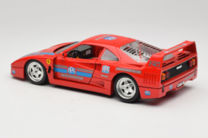 Ferrari F40 PPG Auto Refinish Sarkans Bburago 1:18 3332-P1 Metāls — attēls 7 no 8