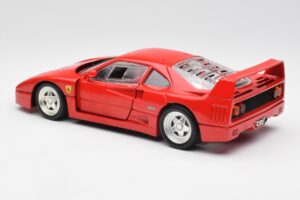 Ferrari F40 Sarkans Hot Wheels 1:18 23911 Metāls — attēls 7 no 8