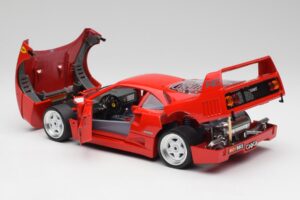 Ferrari F40 Sarkans Bburago 1:18 3332 Metāls — attēls 5 no 8