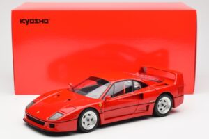 Ferrari F40 Sarkans Kyosho 1:18 08416R2 Metāls — attēls 10 no 10
