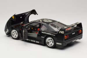 Ferrari F40 Seco #99 Lesseps / Charriol / Balandras Melns Bburago 1:18 3032-B3 Metāls — attēls 5 no 8