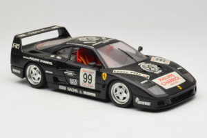 Ferrari F40 Seco #99 Lesseps / Charriol / Balandras Melns Bburago 1:18 3032-B3 Metāls — attēls 6 no 8