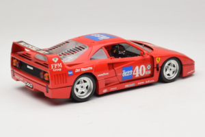 Ferrari F40 #40 the0123 Sarkans 1987 Bburago 1:18 3332-P5 Metāls — attēls 3 no 8