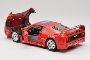 Ferrari F40 #40 the0123 Sarkans 1987 Bburago 1:18 3332-P5 Metāls — attēls 5 no 8