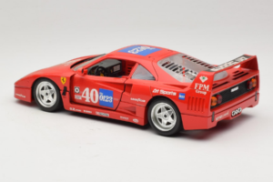 Ferrari F40 #40 the0123 Sarkans 1987 Bburago 1:18 3332-P5 Metāls — attēls 7 no 8