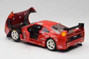 Ferrari F40 LM Unisys #59 Ota / P. Nappi / R. Donovan 24 Hours of Le Mans 1996 Bburago 1:18 3032-U1 Metāls — attēls 5 no 8