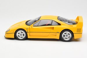 Ferrari F40 Dzeltens GT Spirit 1:18 GT839 Sveķi — attēls 3 no 6