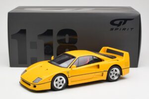 Ferrari F40 Dzeltens GT Spirit 1:18 GT839 Sveķi — attēls 6 no 6