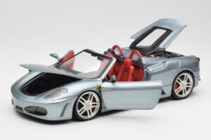 Ferrari F430 Spider Blue Metallic Hot Wheels 1:18 H3074 Metāls — attēls 2 no 8