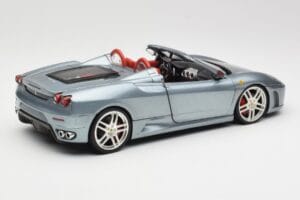 Ferrari F430 Spider Blue Metallic Hot Wheels 1:18 H3074 Metāls — attēls 3 no 8