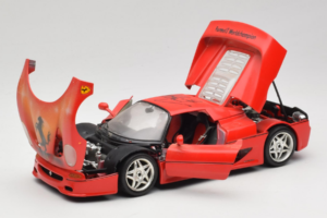 Ferrari F50 Braccio & Gotz M. Schumacher Paraksta Izdevums Bburago 1:18 MS Metāls — attēls 2 no 8