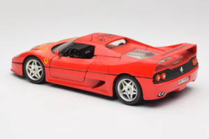 Ferrari F50 Braccio & Gotz M. Schumacher Paraksta Izdevums Bburago 1:18 MS Metāls — attēls 7 no 8