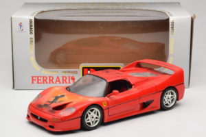 Ferrari F50 Braccio & Gotz M. Schumacher Paraksta Izdevums Bburago 1:18 MS Metāls — attēls 8 no 8