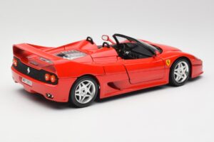 Ferrari F50 Kabriolets Sarkans Bburago 1:18 3352 Metāls — attēls 3 no 8