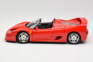 Ferrari F50 Kabriolets Sarkans Bburago 1:18 3352 Metāls — attēls 4 no 8