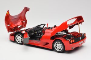 Ferrari F50 Kabriolets Sarkans Bburago 1:18 3352 Metāls — attēls 5 no 8