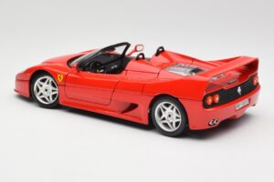 Ferrari F50 Kabriolets Sarkans Bburago 1:18 3352 Metāls — attēls 7 no 8