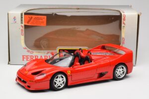 Ferrari F50 Kabriolets Sarkans Bburago 1:18 3352 Metāls — attēls 8 no 8