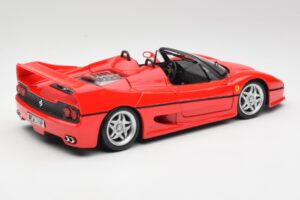 Ferrari F50 Kabriolets Sarkans Maisto 1:18 50246 Metāls — attēls 3 no 8