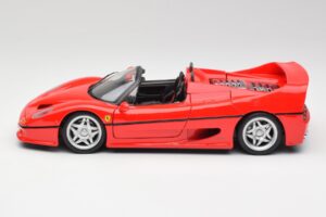 Ferrari F50 Kabriolets Sarkans Maisto 1:18 50246 Metāls — attēls 4 no 8