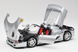 Ferrari F50 Kabriolets Sudrabs Bburago 1:18 3372 Metāls — attēls 2 no 8