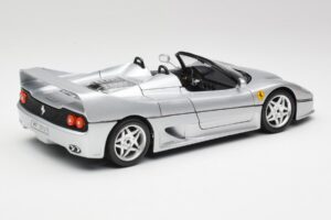 Ferrari F50 Kabriolets Sudrabs Bburago 1:18 3372 Metāls — attēls 3 no 8