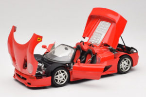 Ferrari F50 Kabriolets Sarkans Bburago 1:18 3372-P1 Metāls — attēls 2 no 8