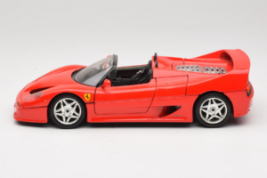 Ferrari F50 Kabriolets Sarkans Bburago 1:18 3372-P1 Metāls — attēls 4 no 8