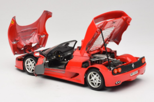 Ferrari F50 Kabriolets Sarkans Bburago 1:18 3372-P1 Metāls — attēls 5 no 8