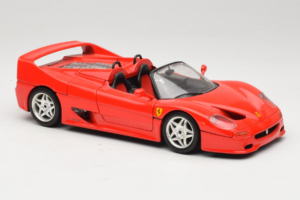Ferrari F50 Kabriolets Sarkans Bburago 1:18 3372-P1 Metāls — attēls 6 no 8